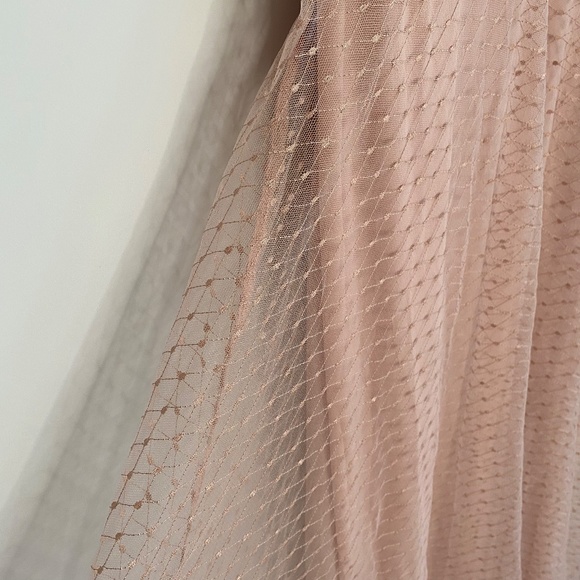 NWT Talbots Sleeveless Lace Midi Dress Peach - Picture 11 of 11